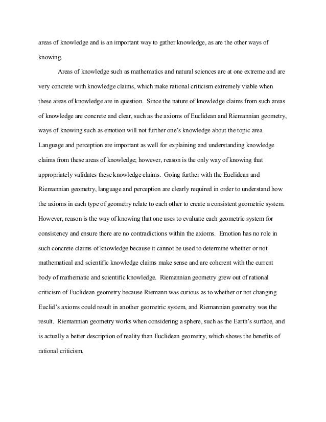 Prescribed essay