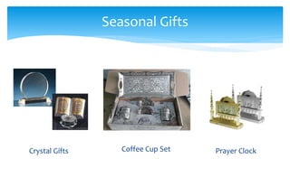 Seasonal Gifts
Coffee Cup Set Prayer ClockCrystal Gifts
 