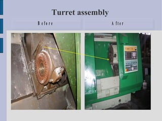 Turret assembly
B e f o r e A f t e r