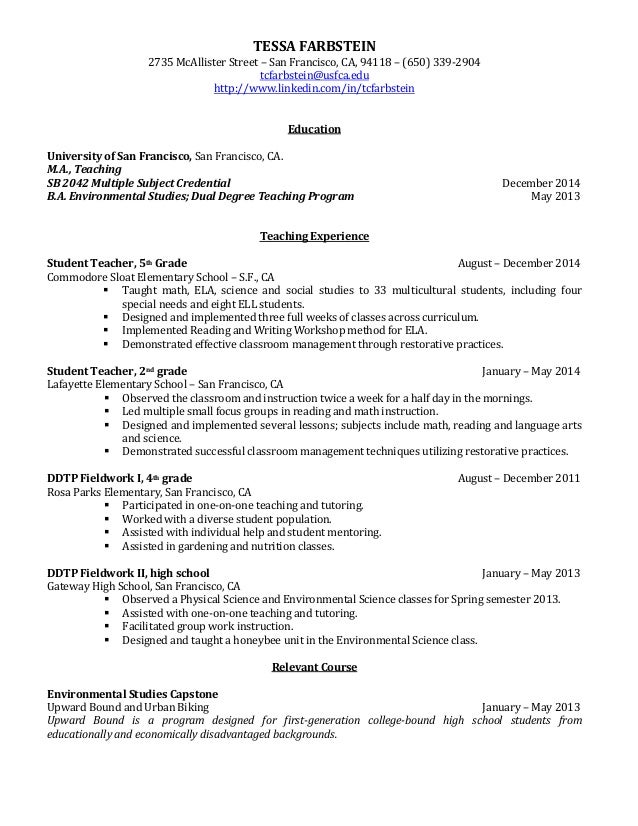 Extended Resume