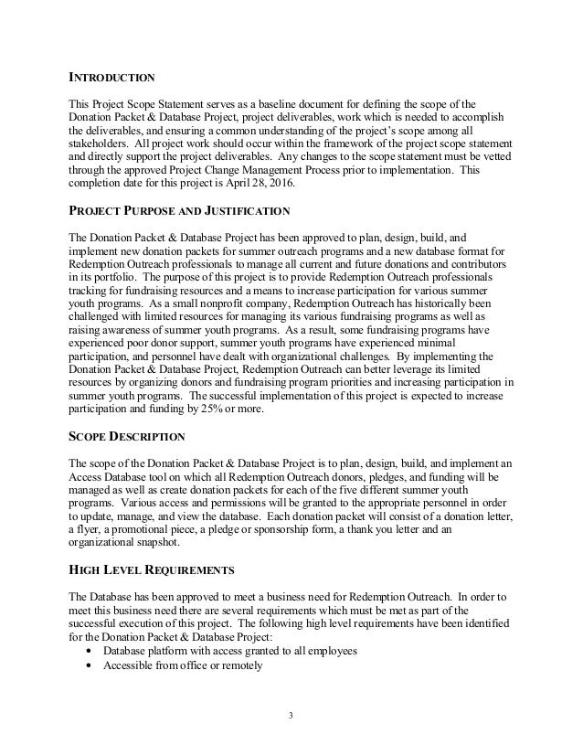 1 purpose of a project scope baseline Start studying pmp ch 4 - scope management questions (rita ch 5) learn parts of the scope baseline bcr) is 12 the project scope was created by. 1 purpose of a project scope baseline Start studying pmp ch 4 - scope management questions (rita ch 5) learn parts of the scope baseline bcr) is 12 the project scope was created by.