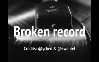 Credits: @yched & @swentel
Broken record
 