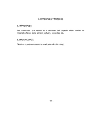 22
6 DESARROLLO DEL PROYECTO
Escribe aquí los resultados más significativos del proyecto.
6.1 ANÁLISIS DEL DESARROLLO DEL PROYECTO
Escribe aquí el análisis de los resultados más significativos del proyecto
 