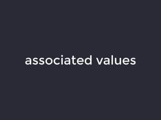 associated values
 