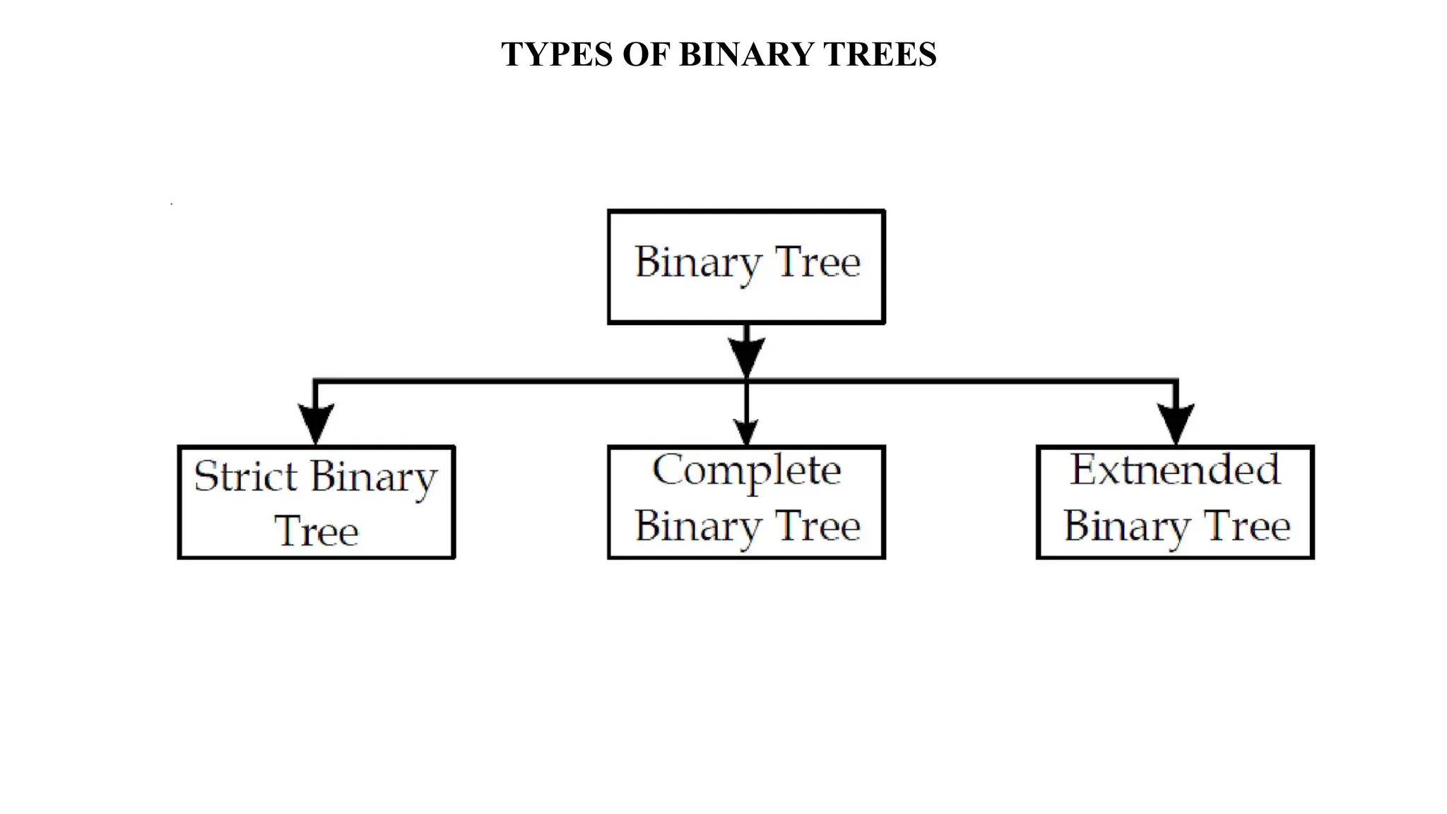 TYPES OF BINARY TREES
 