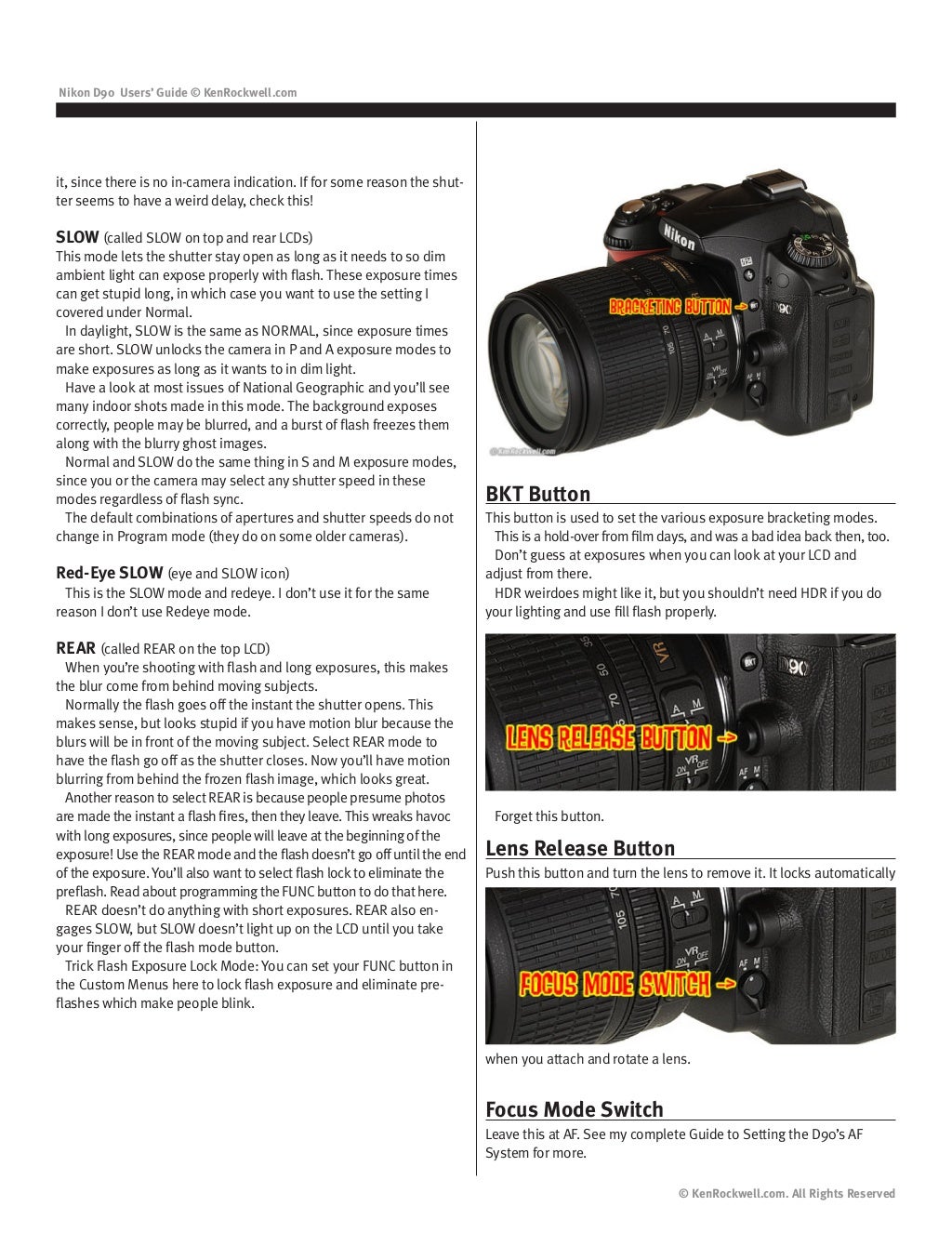 Nikon D90 User Guide