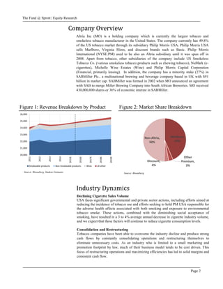 Altria Report | PDF