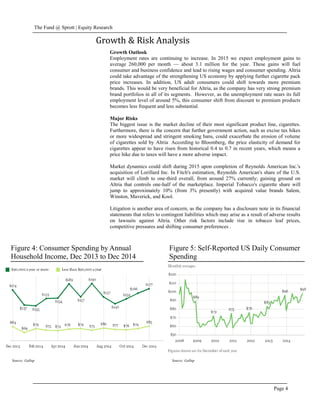 Altria Report | PDF