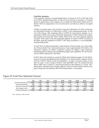 Altria Report | PDF