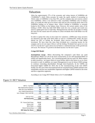 Altria Report | PDF