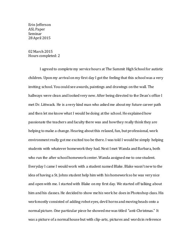 Asl Paper