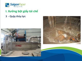 I. Xưởng bột giấy tái chế
3 - Quậy thủy lực
 