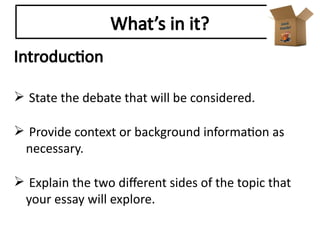How to Write a Balanced Discursive Essay: Structure and Style Tips | PPTX