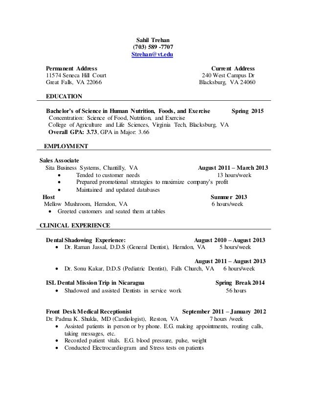 resume