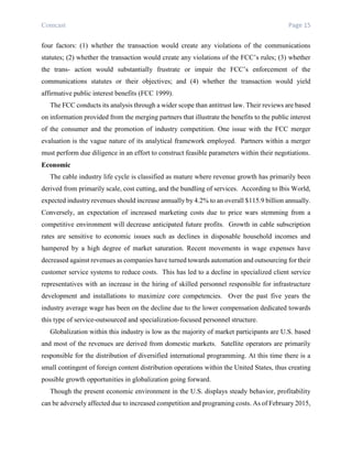 Communication Statues Final - Comcast | PDF
