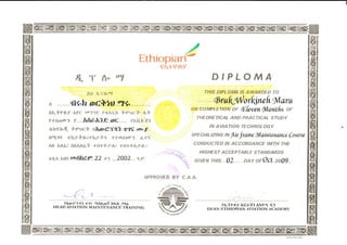 airframe maintenace diploma