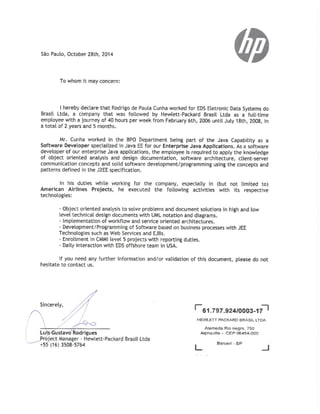 Recommendation Letter HP-2