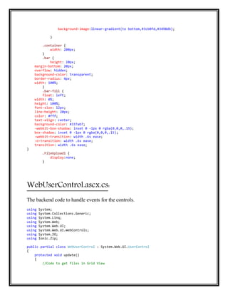 Webusercontrol Multiple File Upload Control | PDF