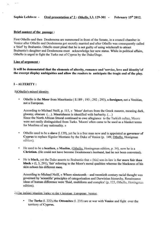 Othello shakespeare picture