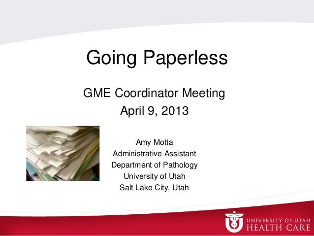 login 141 paperless Going 2013 Paperless GME