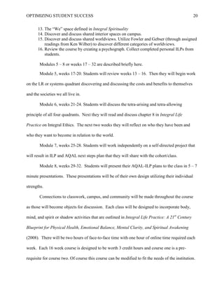 Optimizing Student Success | PDF