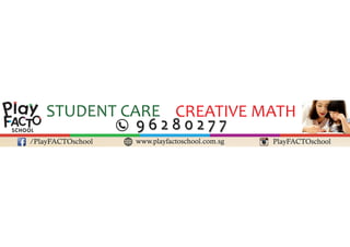 Student Care & Creative Math Banner