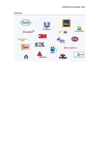 CCD Sistema em Automação - 4 de 8
Clientes
 