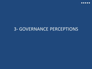 3- GOVERNANCE PERCEPTIONS
 