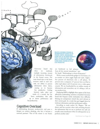 Brain Drain, Baylor Innovations
