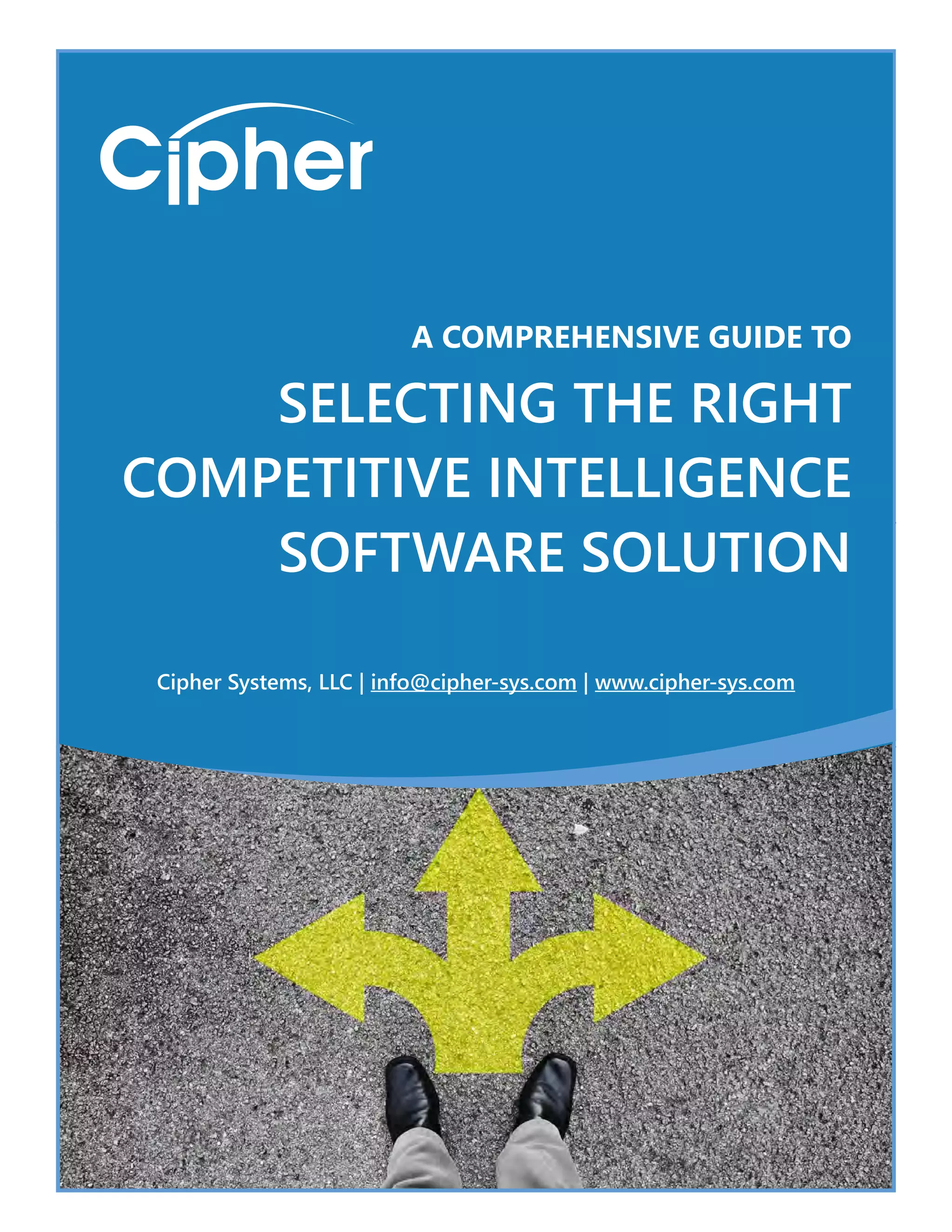 Cipher_Guide-To-Selecting-the-Right-CI-Software-Solution | PDF ...