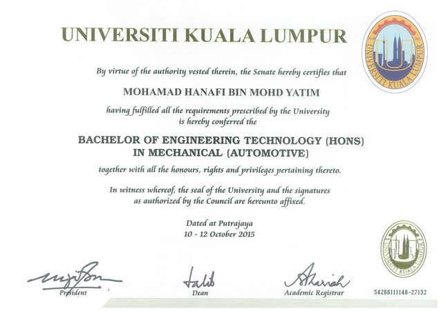 ICs, birth certificates, Degree scroll and transcript | PPT