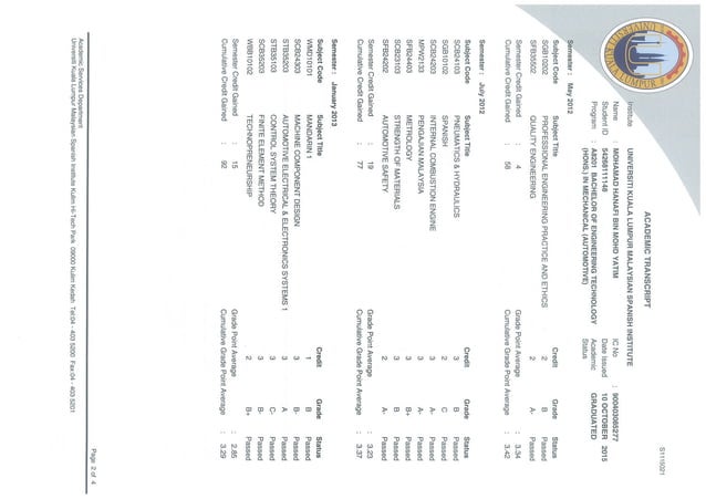 ICs, birth certificates, Degree scroll and transcript | PPT