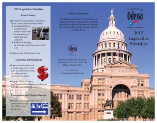 2015 Legislative Brochure Print
