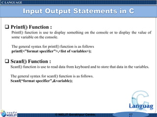 C Course material | PPTX