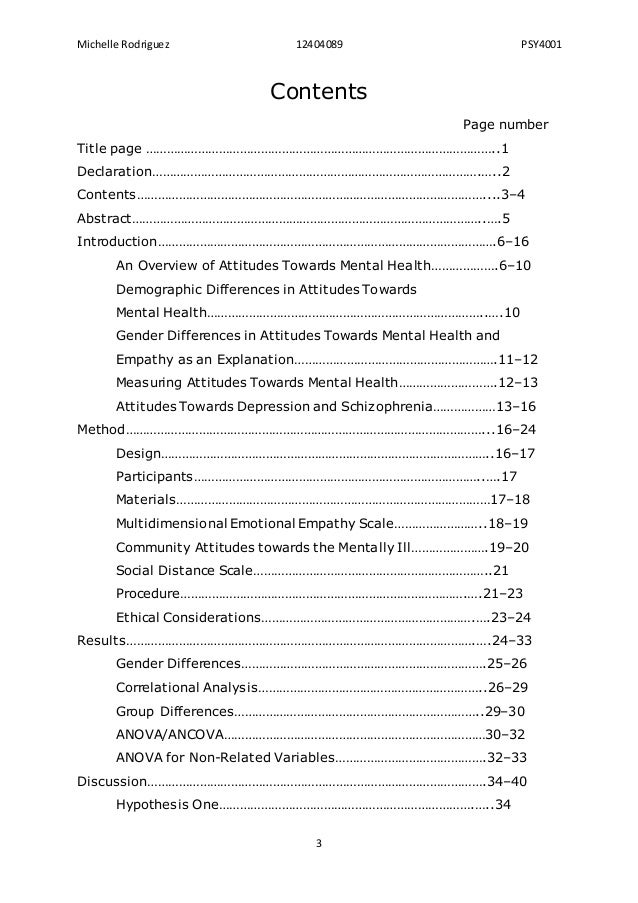 Dissertation titles psychiatric nursing
