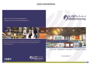 OASIS ENTERPRISES
 