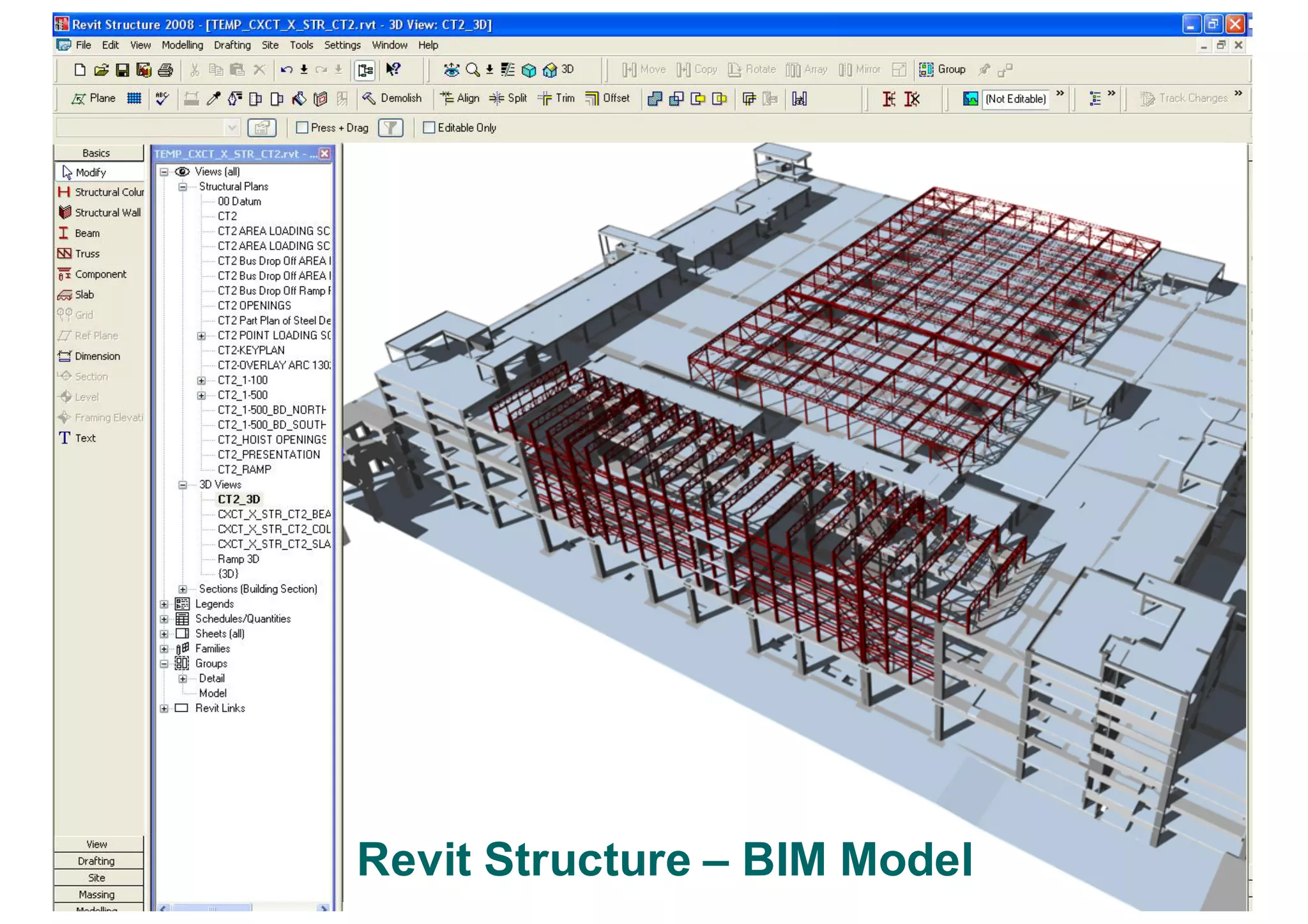 Revit  Structure  – BIM  Model
 