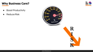 www.tothenew.com
● Boost Productivity
● Reduce Risk
Why Business Care?
 