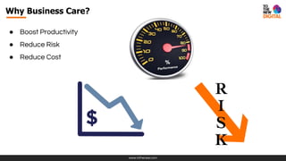 www.tothenew.com
● Boost Productivity
● Reduce Risk
● Reduce Cost
Why Business Care?
 