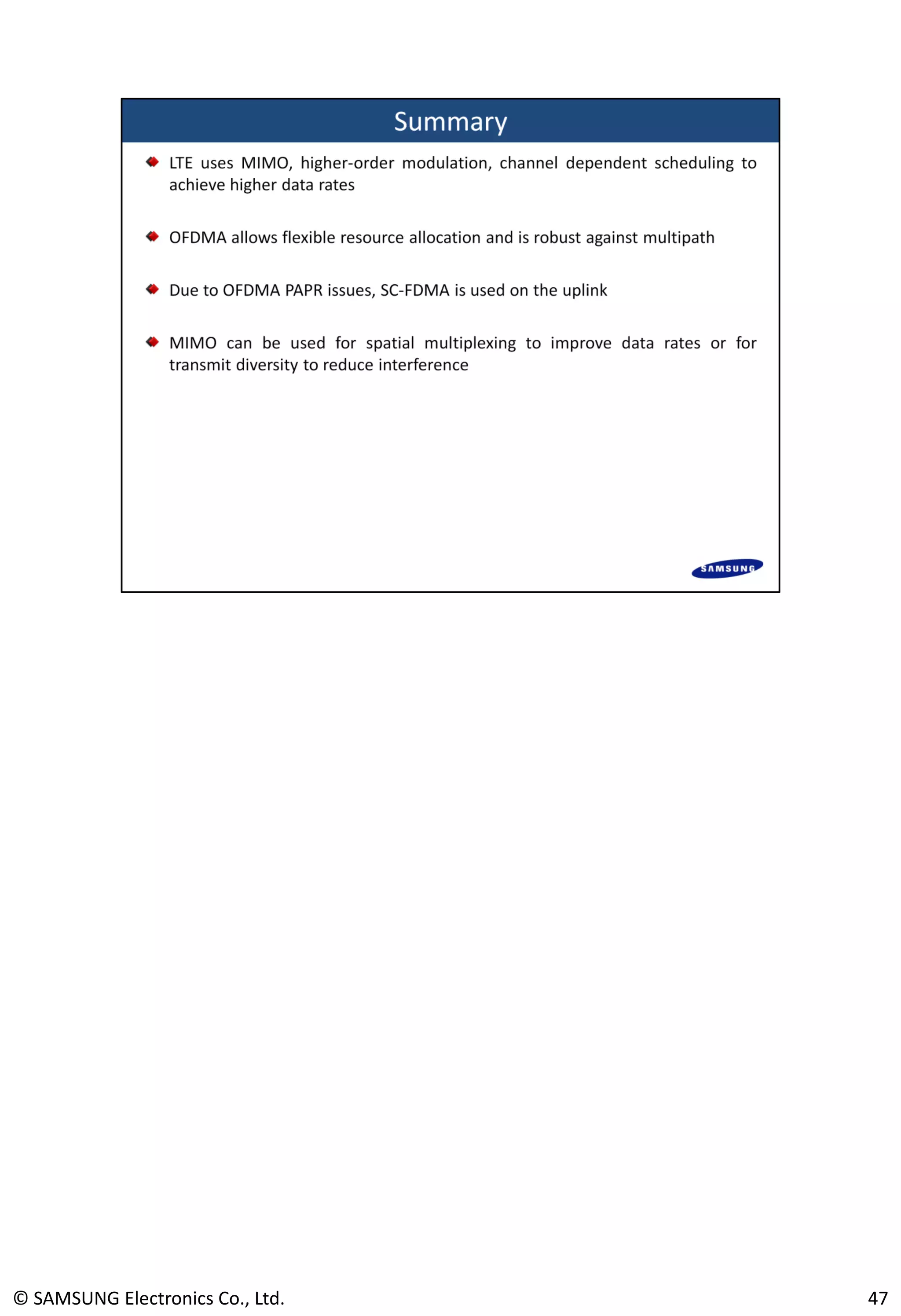 © SAMSUNG Electronics Co., Ltd. 47
 