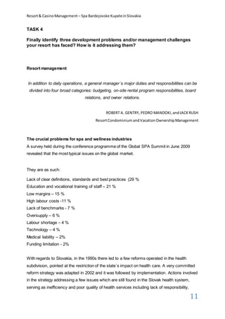 Resort Problem Definition Resort | DOCX