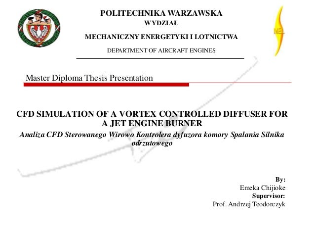 Master thesis cfd