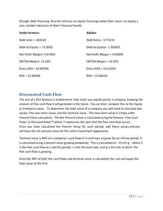 Nike Cost of Capital Case | DOCX