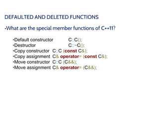 Elements of C++11 | PPTX