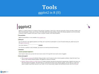 Tools
ggplot2 in R (II)
 
