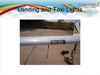 DA-40NG Airplane  Lights.ppt
