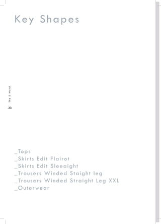 .30.
TheEWord
Key Shapes
_Tops
_Skirts Edit Flairot
_Skirts Edit Sleeaight
_Trousers Winded Staight leg
_Trousers Winded Straight Leg XXL
_Outerwear
 