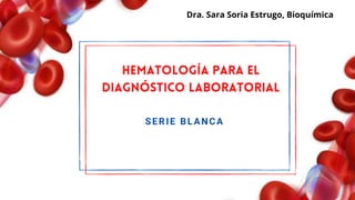 SERIE BLANCA
Dra. Sara Soria Estrugo, Bioquímica
 