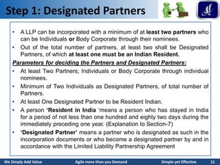 LLP - Features and Incorporation | PPT