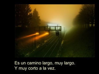Es un camino largo, muy largo. Y muy corto a la vez. 